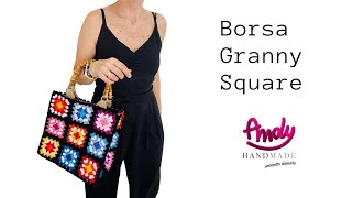 Borsa Granny Square [upl. by Yenoh]