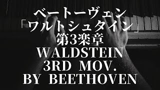 Piano sonata No21 Waldstein 3rd mov by Beethoven ベートーヴェン「ワルトシュタイン」第３楽章 [upl. by Mckenna]