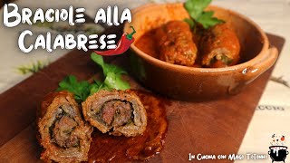 BRACIOLE AL SUGO alla Calabrese  Ricetta Facile e Veloce [upl. by Enelhtac802]