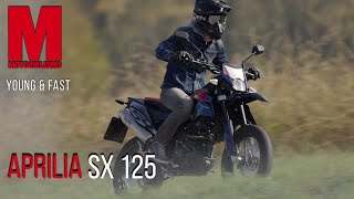 YoungampFast  Aprilia SX 125 una bella MOTARD per SEDICENNI [upl. by Esereht408]