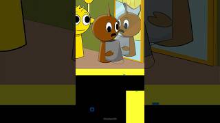 Sprunki Simon and Brown 2DStyle Animation  Blue Bouncing Square [upl. by Koziara]