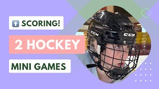 Hockey Drills  SCORE MORE 2 Small Area Hockey Games For GOAL SCORING [upl. by Nnaeinahpets398]