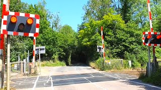 Betchworth Level Crossing Surrey [upl. by Dnaletak]