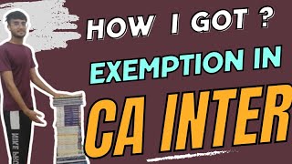 LAW EXEMPTION TIPS  CA INTER 🔥 [upl. by Oileve]