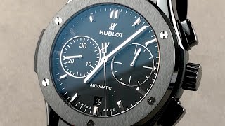 Hublot Classic Fusion Chronograph Black Magic Ceramic 521CM1171RX Hublot Watch Review [upl. by Simpkins]