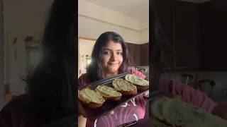 Cottage cheese mint toast 😍 baking cooking [upl. by Arehahs]