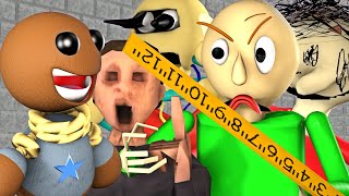 SFM BALDI Baldis Basic In Learning KICK THE BUDDY RETURNS  Vs ORANGE MAN From Baldi In LEARNING [upl. by Ayitahs955]