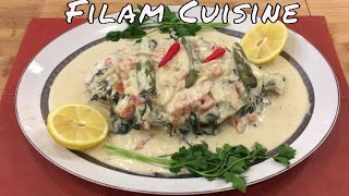 Ginataang Pompano or Fish with Coconut milk [upl. by Azpurua]