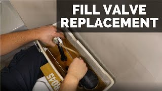 Fluidmaster Fill Valve Replacement Toilet Repair [upl. by Nytsuj]