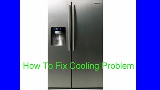 Samsung RS267 Refrigerator Side Not Cooling How To Fix Cooling Problem [upl. by Yllitnahc]