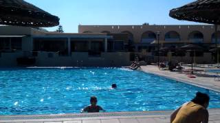 Achilleas Eurovillage beach hotel 4  Kos Greece  pool and bar [upl. by Glynda969]