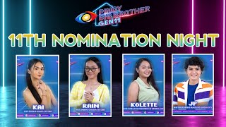 PBB Gen 11 11TH NOMINATION NIGHT  SILA NGA BA ANG MGA NOMINADO [upl. by Sheila]