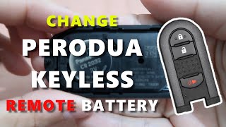 5 easy steps to replace Perodua AxiaBezzaMyviAruz keyless remote control battery [upl. by Karil]