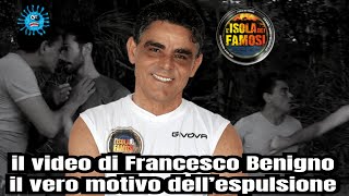 Isola dei Famosi 2024 il video di Francesco Benigno il vero motivo dell’espulsione [upl. by Ennaesor899]