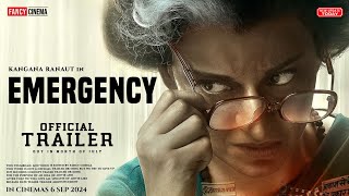 EMERGENCY Official trailer  Release Update  Kangana Ranaut  Anupam kher  Emergency trailer [upl. by Thilde]