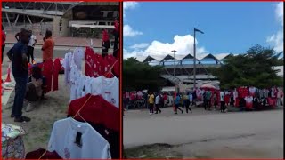 Mashabiki wafurika Uwanjani Simba Sc vs TP Mazembe [upl. by Alger]