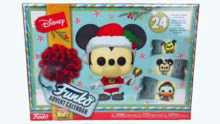 Unboxing Disney Funko Advent Calendar Mickey Mouse amp Friends Mini Figures  ASMR  Opening Review [upl. by Elly]