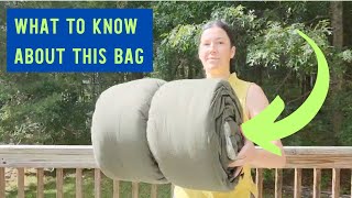 Coleman Heritage Big and Tall Sleeping Bags Review [upl. by Ogir]