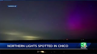 Northern Lights spotted in Chico California [upl. by Zackariah407]