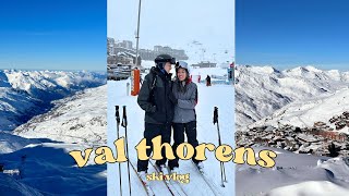 VAL THORENS SKI TRIP ❄️  6 days in the French alps our first ski trip 🎿 [upl. by Thor]