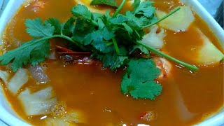 Resepi tomyam campur ala Thai  Rizal tomyam [upl. by Negris915]