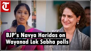 Priyanka Gandhi will face tough competition in Wayanad bypoll BJP candidate Navya Haridas [upl. by Cynar]