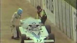 F1 1977 Tom Pryce Fatal Crash Angle 2 [upl. by Aicirt]