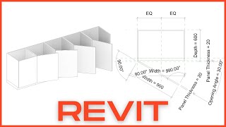 Kitchen Cabinet  Revit Family Tutorial [upl. by Odnomyar]