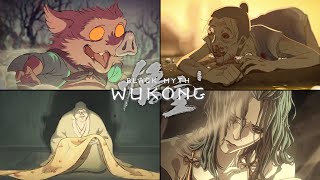 Black Myth Wukong  All Cartoon Animations [upl. by Derdlim749]