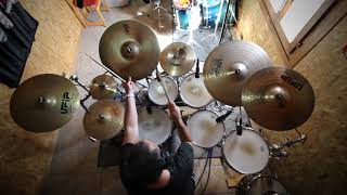 Dante Paoletti plays Neil Peart  YYZ Intro Rush [upl. by Ahsinev]