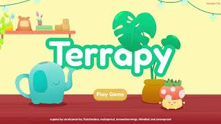 Cuidando de plantinhas pelas cartas  Terrapy Gameplay Jam Vers Itchio [upl. by Capwell]