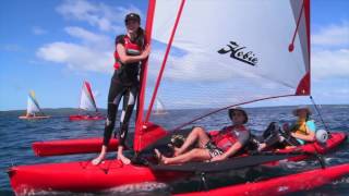 Family Fun on Hobie Mirage Island Sail Kayaks [upl. by Thorlay]