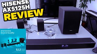 Hisense AX5125H 512 Soundbar with Wireless Subwoofer Review Hisense AX5125H Setup [upl. by Campy]