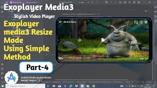 Exoplayer Media3 Video Player Resize Mode in Android studio  Media3 Resize Mode media3 [upl. by Assetak]