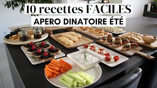 Apéro dinatoire été  10 recettes faciles et rapides [upl. by Kire]