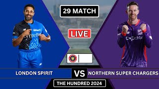 Northern Super Chargers vs London Spirit 29th 100B Match  LS vs NS Live Commentary [upl. by Marozas194]