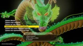 Todos los Deseos de Shen Long DRAGON BALL XENOVERSE 2 [upl. by Epilif424]