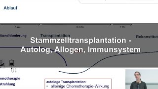 Stammzelltransplantation  Autolog Allogen Immunsystem  Dr WagnerDrouet  UCT Mainz [upl. by Ahsyt]