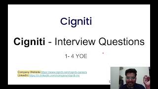 Cigniti Testing interview questions and answers  14 YOE🤟  MohantyAcademy​ [upl. by Troy]