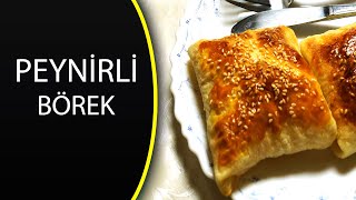 PEYNİRLİ BÖREK  Hazır yufkadan fırında peynirli börek tarifi [upl. by Ogram325]