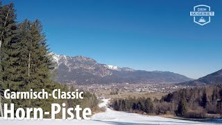 Schwarze HornAbfahrt in GarmischPartenkirchen [upl. by Gillead]