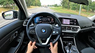 2022 BMW 318i  20l 156hp   POV Test Drive  Fuel consumption information [upl. by Bronny490]