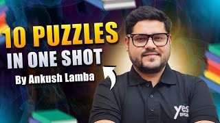 10 Best Puzzles In One Shot 🔥  RRB PO amp Clerk 2024  Bank Exam  Ankush Lamba  Banking Chronicle [upl. by Gonzalo435]