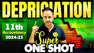 Depreciation Accountancy One Shot 202425  Class 11th Accounts Full Concept with Ushank Sir [upl. by Lehcin]