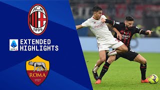 AC Milan vs Roma Extended Highlights  Serie A  CBS Sports Golazo [upl. by Millie]