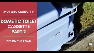 Dometic toilet cassette repair complete [upl. by Pearle]