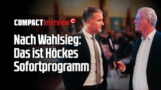 Nach Wahlsieg Das ist Höckes Sofortprogramm [upl. by Eerdua]