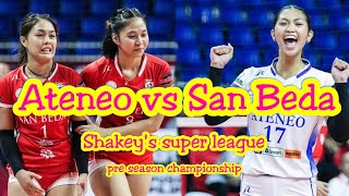 Ateneo vs San Beda highlights game  shakeys pre season championship 2024 [upl. by Ayna]