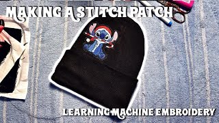 Making A Stitch Patch  Holiday Embroidery [upl. by Faustine167]