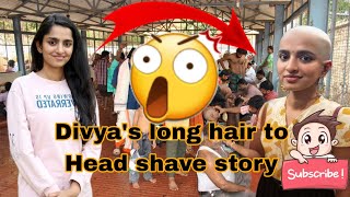 long hair head shave story of heroine Divya imagination actress mottai headshave hairstyle [upl. by Alanson]